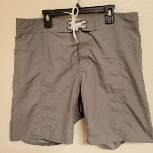 Trunks Surf and Swim Gray Swim Shorts